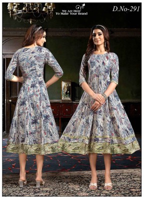 Anarkali Kurti Wholesalers & Wholesale Dealers in India | Ajmera Fashion Manufacturers, Suppliers in Surat